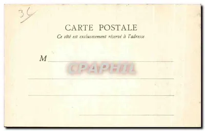 Okręgi Argenton — Zamek Pally nad Creuse — B. F. Paris — Rewers