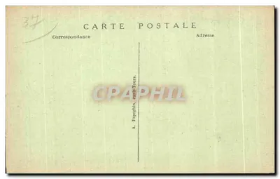 Chenonceau (Loire-et-Cher) — O Castelo, a Ala Thomas Bohier, a Torre das Marcas e o Ponte-Levis — A.P. — Verso