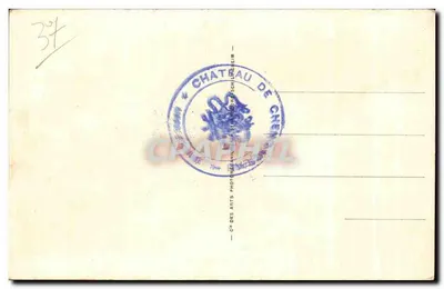 Zamek Chenonceau — Wieża, strona zachodnia — Zamek Chenonceau — Rewers