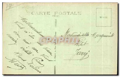 Chinon (Indre-et-Loire) — Estátua de Joana d'Arc por Roulleau — A.P. — Verso