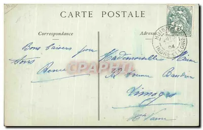 Chinon — Panorama del Castillo — Colecciones ND. Fot. n°36 — Reverso