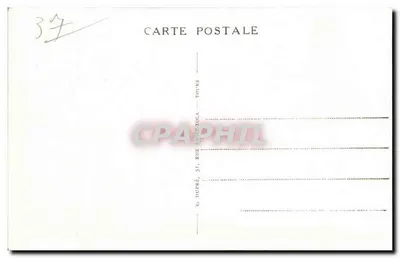 Chinon (Indre-et-Loire) — La Piazza Jeanne-d'Arc e la Statua di Rouleau — A.P. — Verso