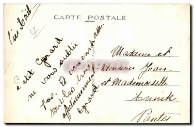 Chinon (Indre-et-Loire) — Most nad Wienne i Zamek — A. B — Rewers