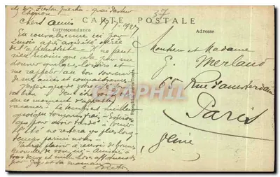 Chinon (Indre-et-Loire) — Estátua de Joana d'Arc por Roulleau — A.P. — Verso