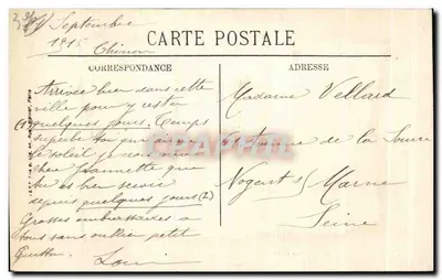 Chinon — Het Kasteel en de Vienne — LL. — N° 78 — Achterkant
