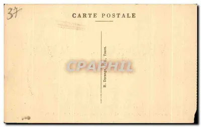 Langeais (Loire-et-Loire) — O Pont Suspensa sobre a Loire — R. D. — Verso