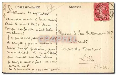 Plessis-les-Tours — Zamek — LL. — N° 130 — Rewers