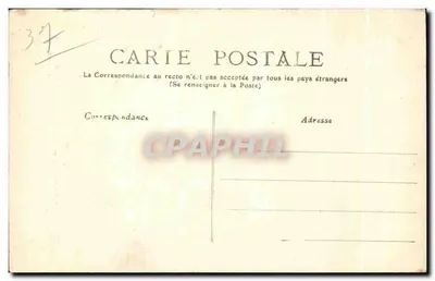 Plessis-les-Tours — Castelo de Luís XI (Fachada principal) — M.T. I.L. — Verso