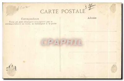 Château de PLESSIS-LES-TOURS — Built by Louis XI, Site of the 1506 States-General — printed text on the front — Back