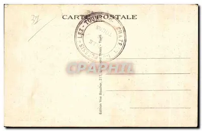 Cachot do Cardeal La Ballue no Castelo de PLESSIS-LES-TOURS — A. B. — Verso