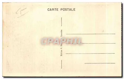 Gavarnie — Caravana powrotu z Cirque — P.D. — Rewers