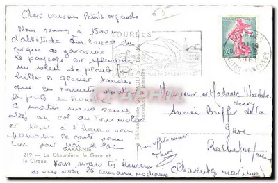 Cirque de Gavarnie — widok panoramiczny — wydawnictwo G. P. Courdes — Rewers