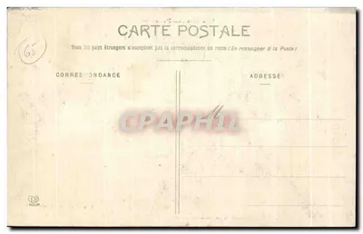 Cauterets — Val de Lutour, el Gave y el camino para mulos — Fototipia Labouche Frères, Toulouse, n°762 — Reverso