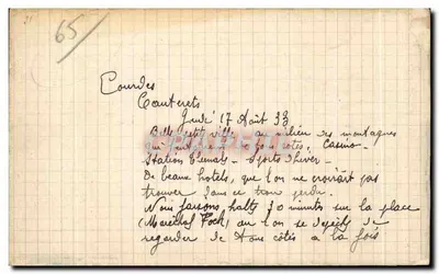 Cauterets — Bulwar Latapie-Flurin — Hotel Anglijski BR — Rewers