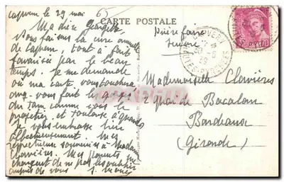 CAPVERN-les-BAINS (Htes-Pyr.) — Verso il Laca — editore M. D. n°16 — Verso