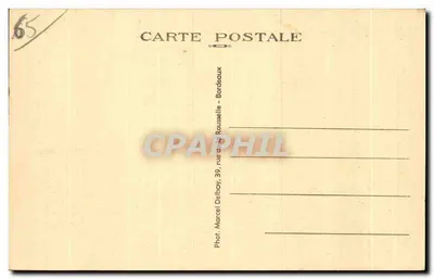 Capvern-les-Bains (Htes-Pyr.) — Estabelecimento do Bouridé — Verso