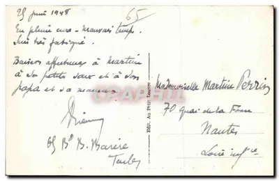 Capvern-les-Bains (H.-P.) — Widok wnętrza kawiarni — Rewers