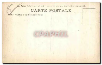 Capvern-les-Bains (H.-P.) — Widok wewnętrzny La Buvette — Au Petit Louvre, nr 43 — Rewers