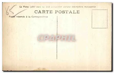 Capvern-les-Bains (H.-P.) — Widok wnętrza La Buvette — Wyd. Au Petit Louvre, n°43 — Rewers