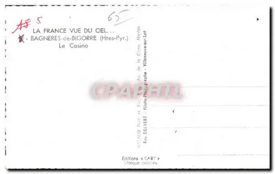 Bagnères-de-Bigorre — Het Casino — Uitgaven Delvert — Achterkant