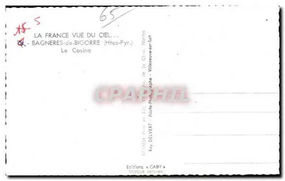 Bagnères-de-Bigorre — Het Casino — Edities Gaby, Nantes — Achterkant