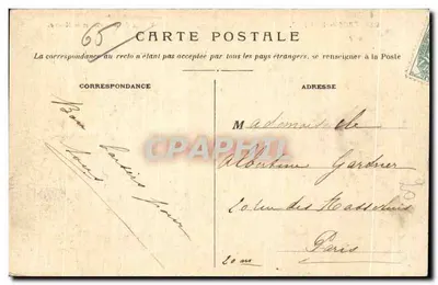 Vila de Baudéan e o Monné — Bagnères-de-Bigorre — editor não visível — Verso