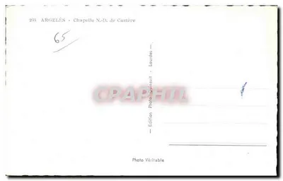 Argelès — Katedra NMP Castère — Wydawnictwo Lourdes — Rewers