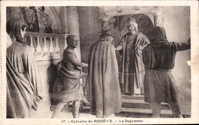 Calvaire de Megève — Le Jugement — Éditeur L. Moranc (Haute-Savoie)