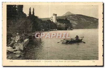 Lago de Annecy — Duingt — O Porto e O Castelo — LL