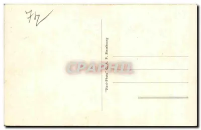 Chamonix — Ogólny widok i Brevent — G.A. P. Strasbourg, nr 101 — Rewers
