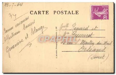 Talloyres — Duingt i Jezioro Annecy — Foto Monnier — Rewers