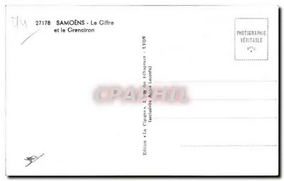 Samoëns - Il Giffre e il Grenoiron — Edizione André Leconte — Verso