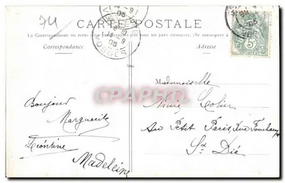 ÉVIAN-LES-BAINS — Le Quai — Pr. For & Curbois - Puteau — Rewers