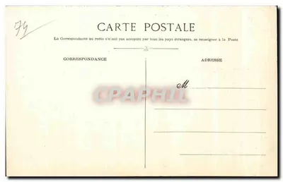 Annecy sob a neve — vista invernal com barco a vapor e castelo no fundo — Pittier, fot.-edit., Annecy, n° 731 — Verso