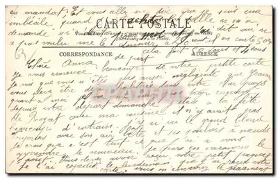Types d'Auvergne — Un Coyeur de 16 ans, deux Filles et leur Mère — LL. — Verso