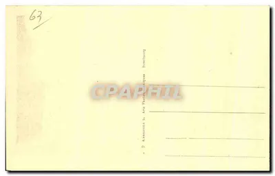 Châtel-Guyon — Ogólny widok z Kalwarii — wydawca Arsacunns de Arts Photographiques, Grasse — Rewers