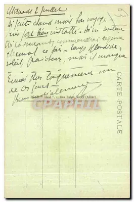 Châtelguyon — Vue sur le Casino et les Hôtels — Idéal, n° 2608 — Rewers