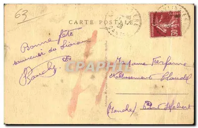 Transport mleka do Buronu — w Auvergnie — Wydawnictwo Mandel — Rewers