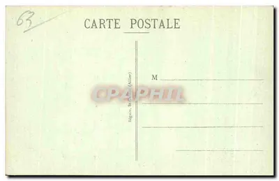 La Bourboule — Plac Fontanny i skała Czarodziejek — Ilustrowana Auvergne — Rewers