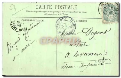 Tipos de Auvergne — A Bourrée — LL. — Verso