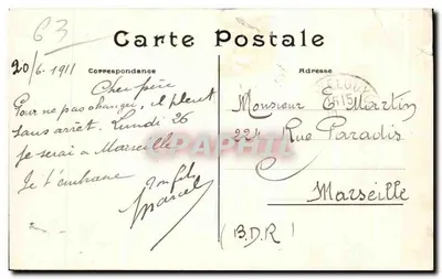 Volksdansavond — La Bourrée d'Aubergono — uitgegeven door L'Harmonelle, Parijs, n°27 — Achterkant