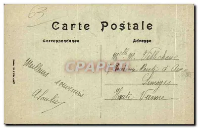 Clermont-Ferrand — O Teatro e a Avenida Desaix — LL — Selecta — Verso