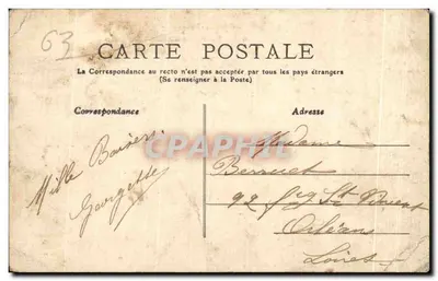 Royat - Kursaal i Kościół — L'Auvergne, 410 — Rewers
