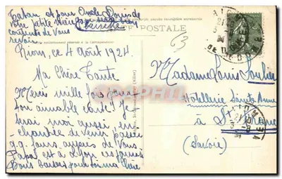 Riom — Vue générale — Idéal, n° 2501 — Rewers