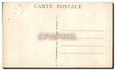 Duas pessoas em traje tradicional — L'Auvergne — G. D'O. - 1021 — Verso