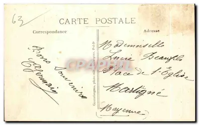 Royat — Widok malowniczy — G. d'O. - 1168 — Rewers