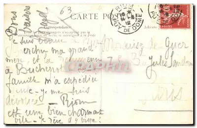 Riom — A Casa dos Consules — A Auvergne pitoresca — Verso