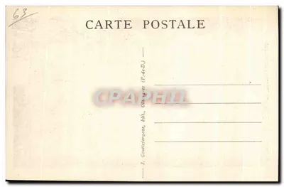 Le Mont-Dore — Zakład termalny — Duży schodów — J. Gouttefangeas, wyd. (P.-de-D.) — Rewers