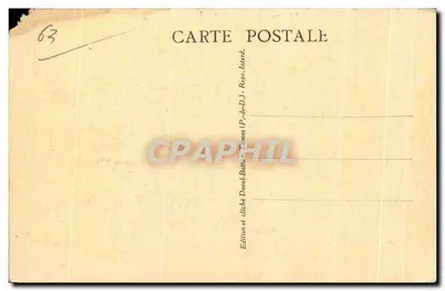 Cartolina d'epoca I Auvergnati in casa loro Il Benedicite Folklore Costume — Verso