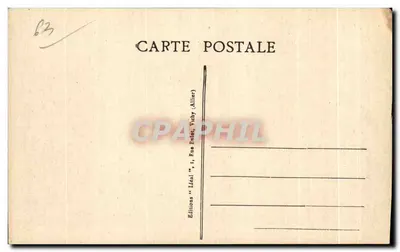 Clermont-Ferrand - Place de Jaude — Uitzicht op het Plateau de Gergovia en Montrognon — Uitgever Ideal, n° 4041 — Achterkant